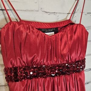 Beata Studio Bubble Part Dress Red Size 9/10